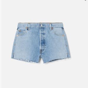 Re/done Vintage High-Rise Short in Indigo Women’s 26